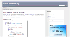Desktop Screenshot of felicepollano.com
